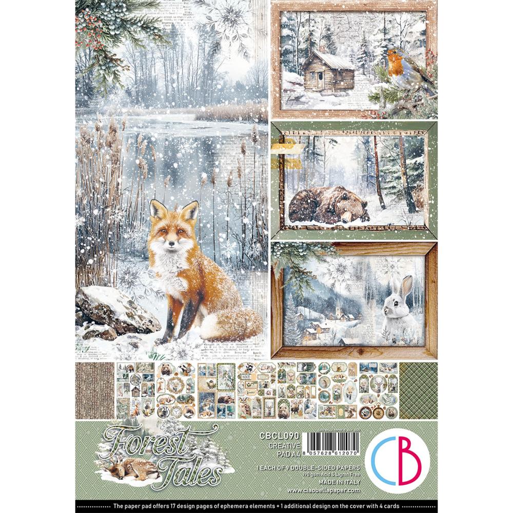CBCL090 Ciao Bella Forest Tales A4 Creative Pad