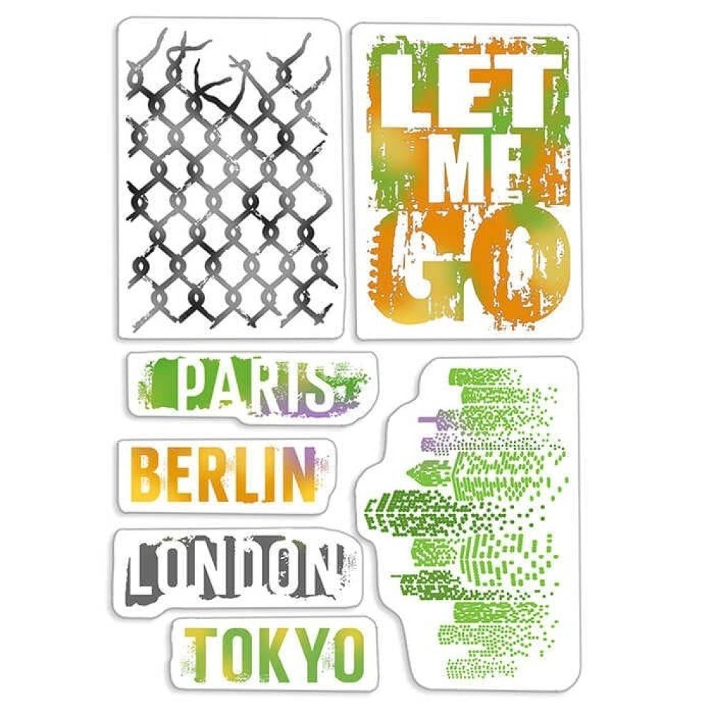 CB Bad Girls Clear Stamp Let Me Go PSB6002