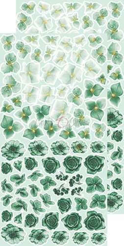 Craft O Clock Basic Flowers Set 5 Mint