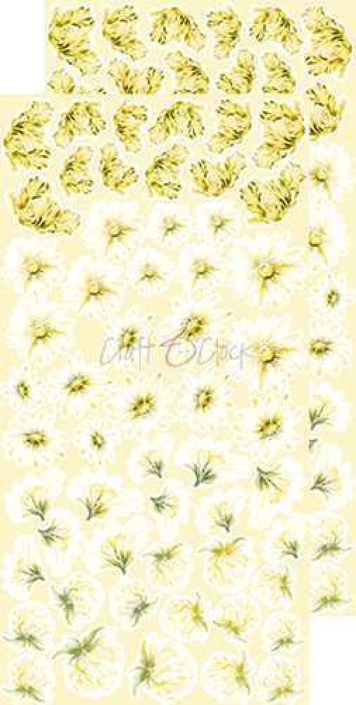 Craft O Clock Basic Flowers Set 6 Yellow