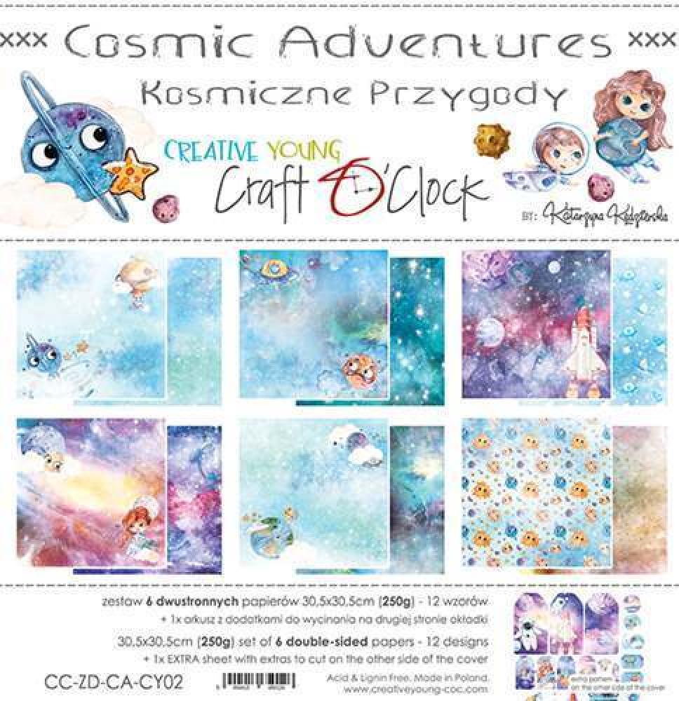 Craft O Clock 12x12 Paper Pad Cosmic Adventure