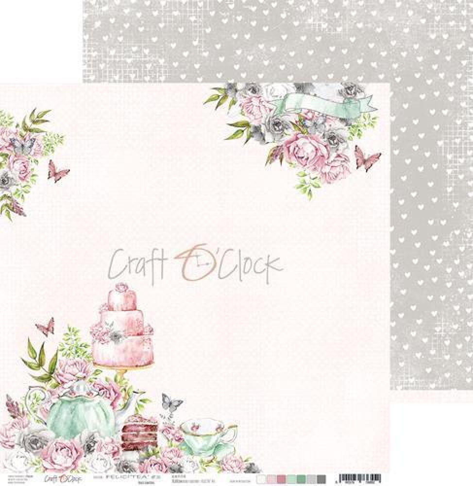 Craft O Clock 6x6 Paper Pad Felici´Tea´