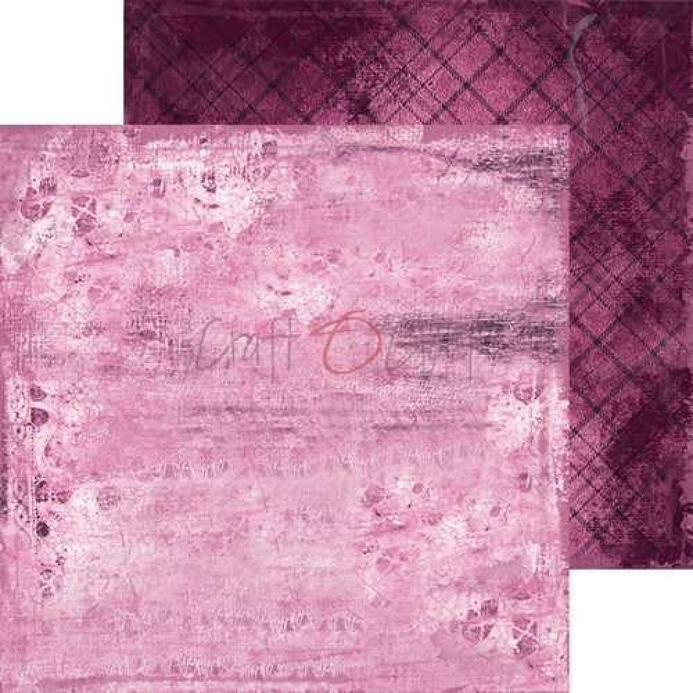 Craft O Clock 8x8 Paper Pad Basic 06 Purple Fuchsia Mood