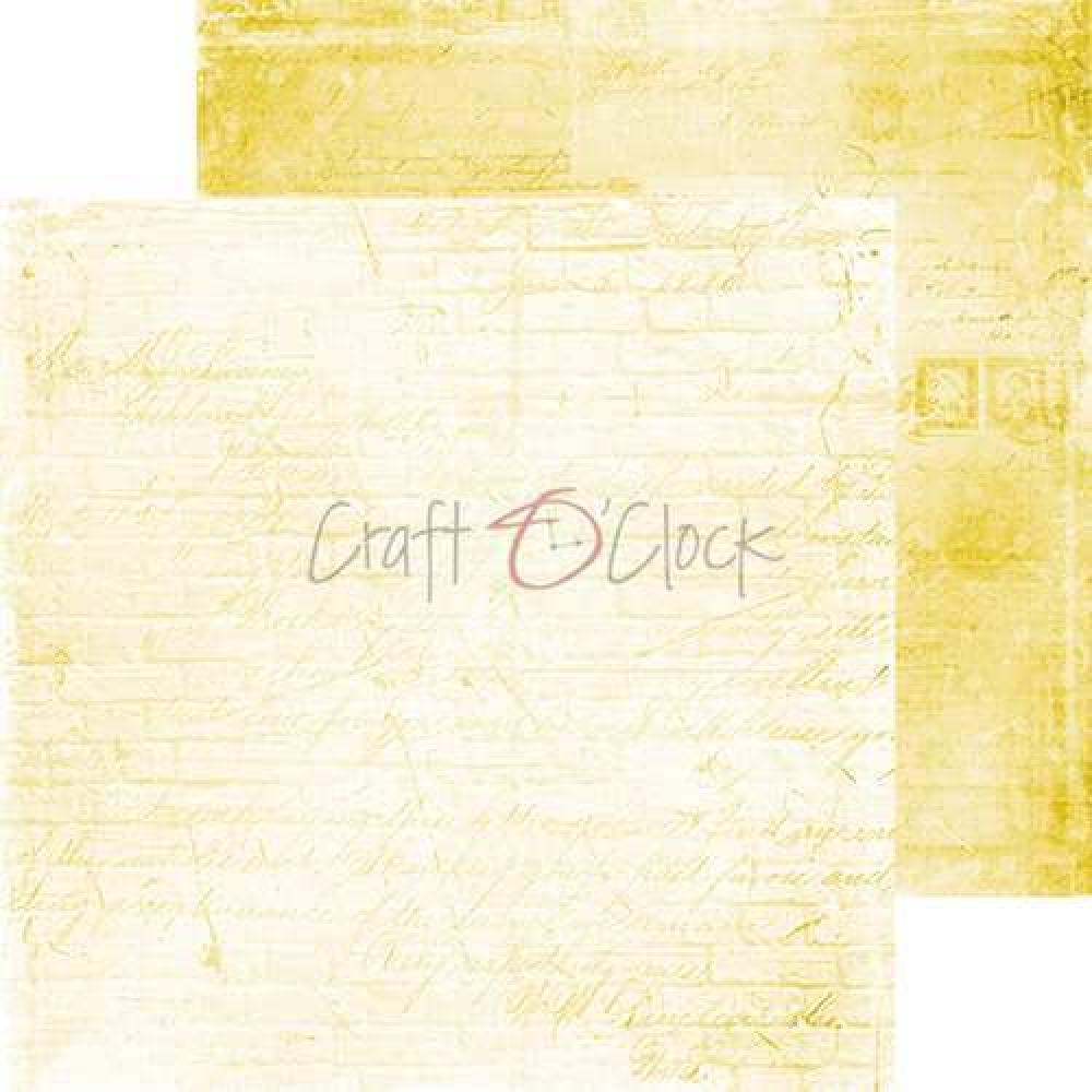 Craft O Clock 8x8 Paper Pad Yellow Mood #08