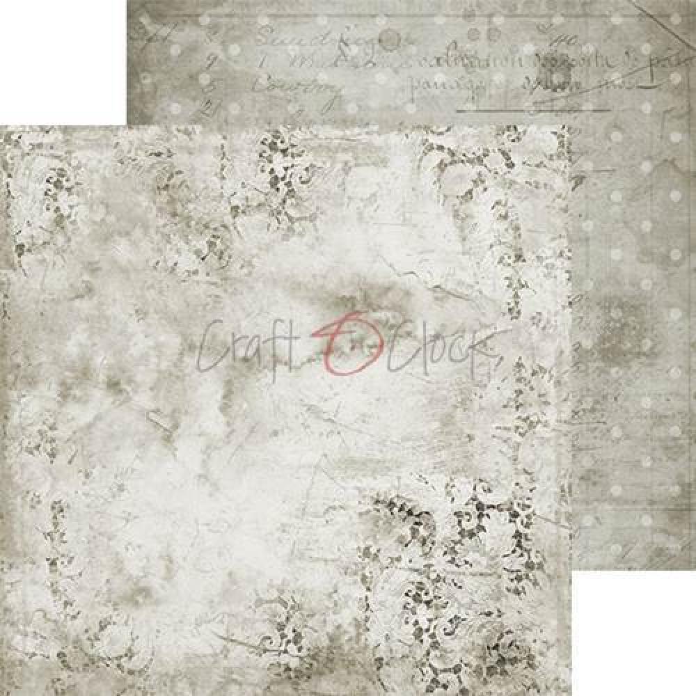 Craft O Clock 8x8 Paper Pad Basic Light Gray Mood #10