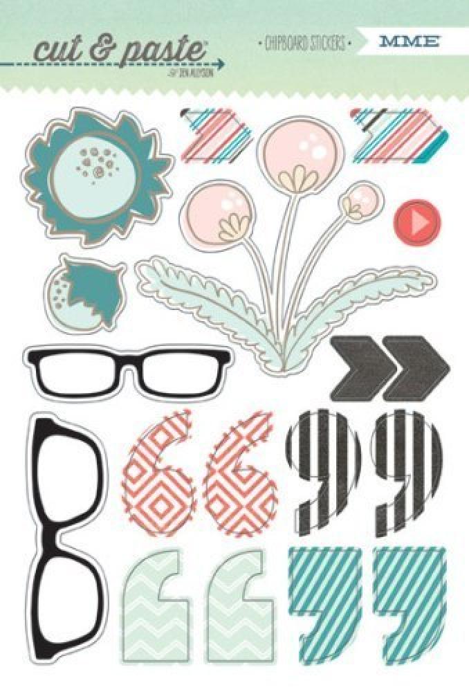 SALE My Mind Eye´s Flair Stickers WOW #1083