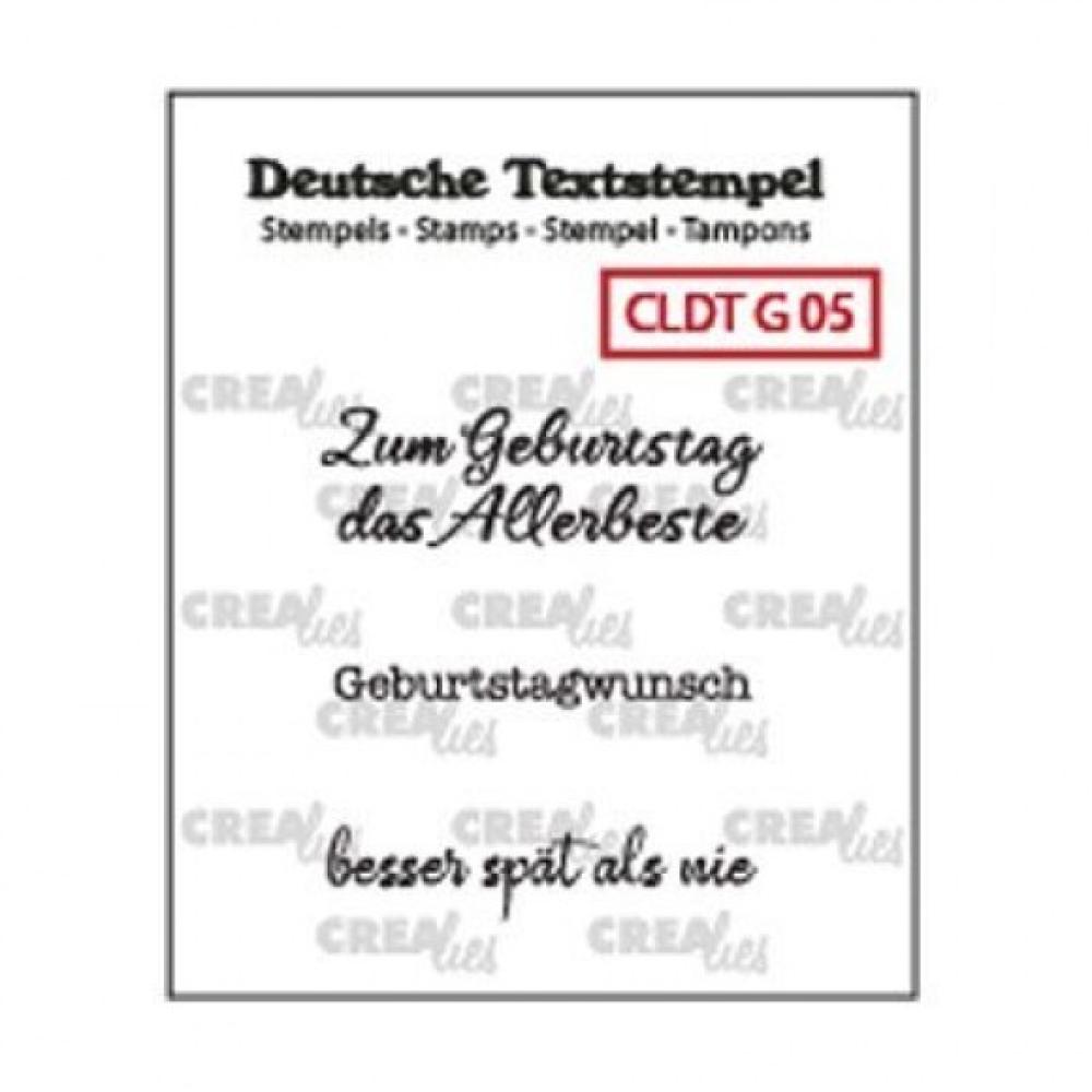 CREAlies Clear Stamp Geburtstag #5