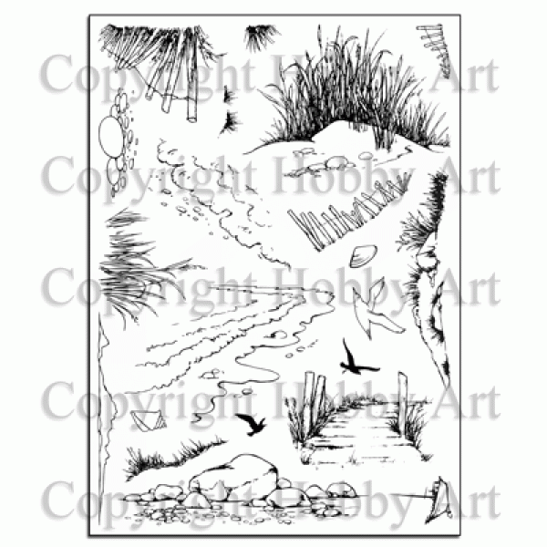 Hobby Art Clear Stamps Shore Scenes