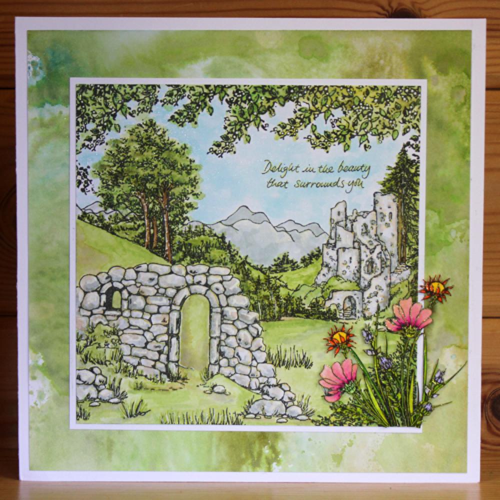 Hobby Art Clear Stamps Heritage Walk CS242D