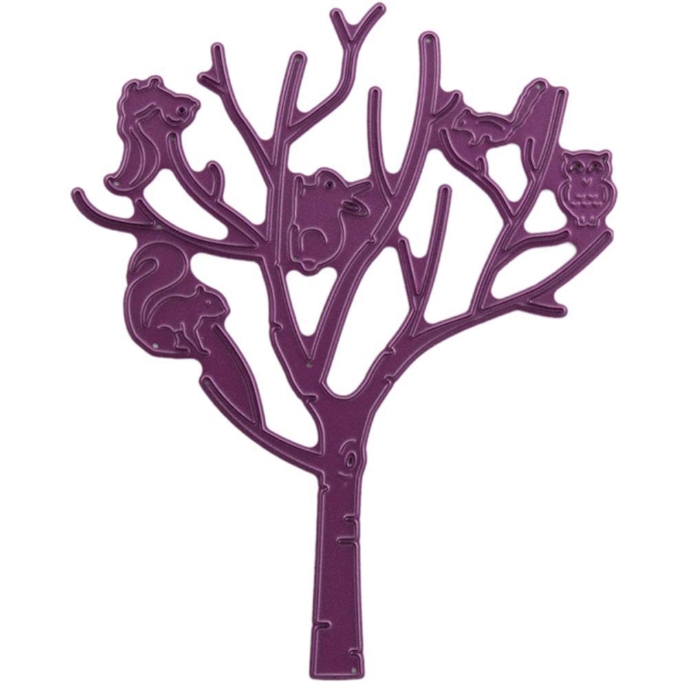 Cheery Lynn Designs Dies Birch Tree with Cute Critters