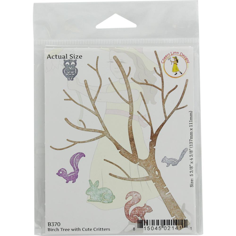 Cheery Lynn Designs Dies Birch Tree with Cute Critters