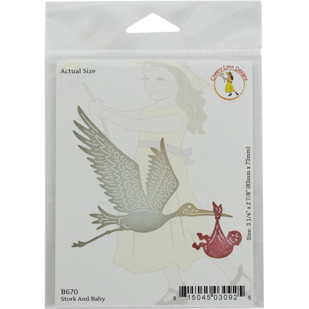 Cheery Lynn Designs Dies Stork And Baby