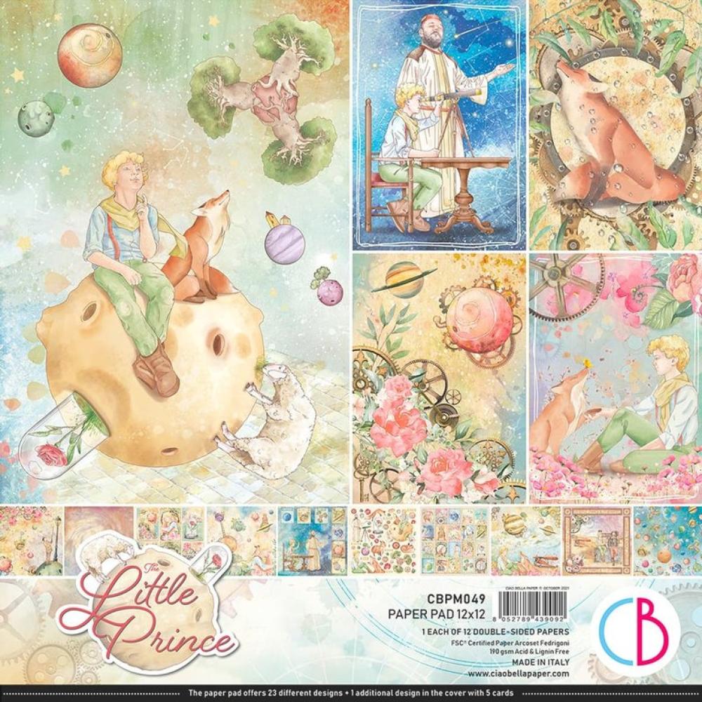 Ciao Bella 12x12 Paper Pad The Little Prince #CBPM049