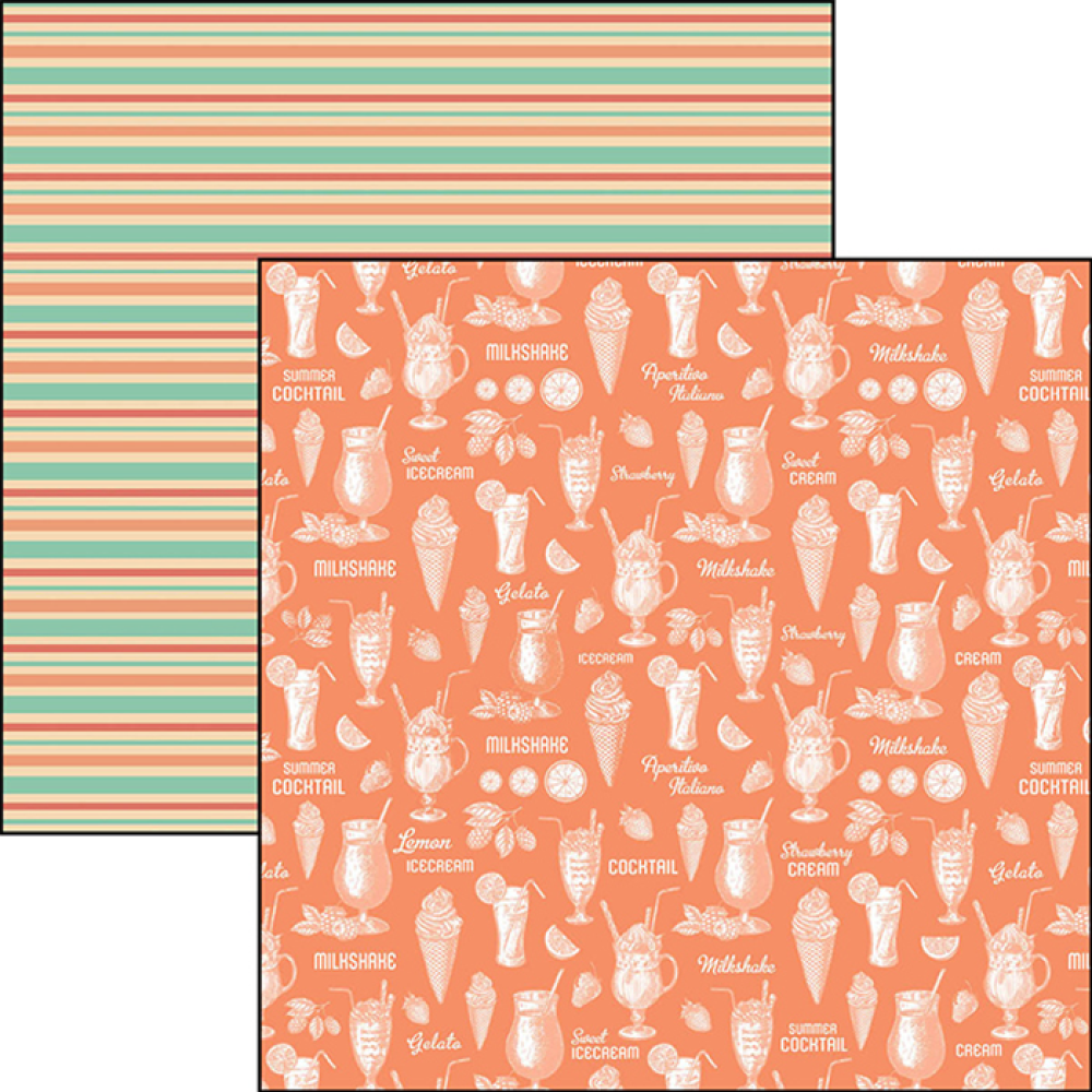 Ciao Bella 12x12 Patterns Pad Summer Tale #CBT022