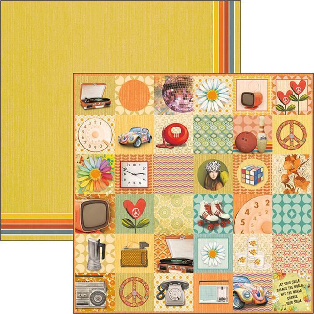 Ciao Bella 12x12 Patterns Pad The Seventies #CBT030