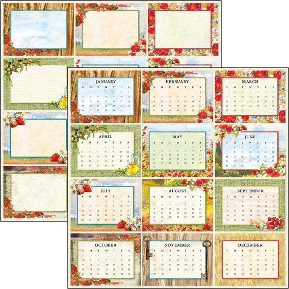 Ciao Bella 12x12 Patterns Pad Under the Tuscan Sun #CBT032
