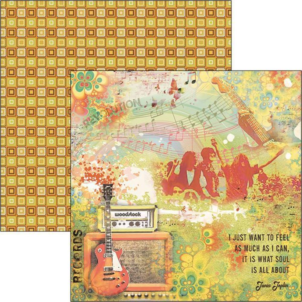 Ciao Bella 6x6 Paper Pad The Seventies #CBQ030