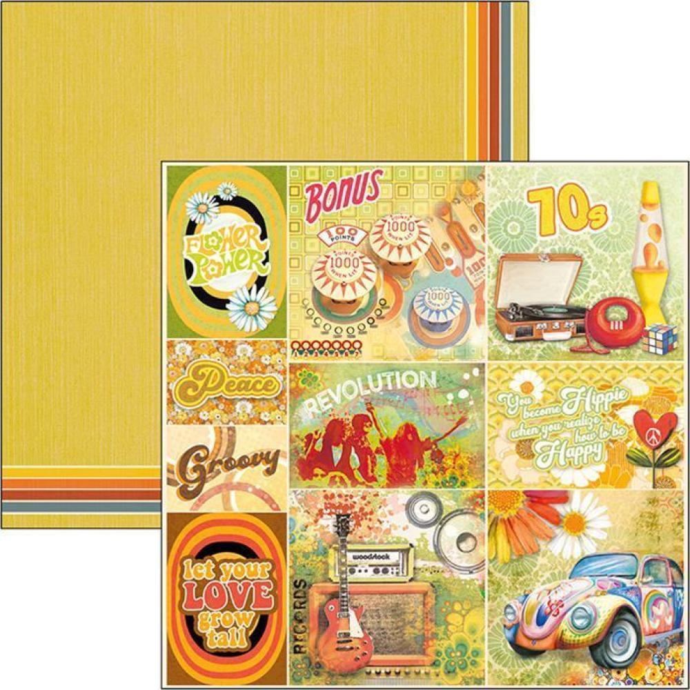 Ciao Bella 6x6 Paper Pad The Seventies #CBQ030