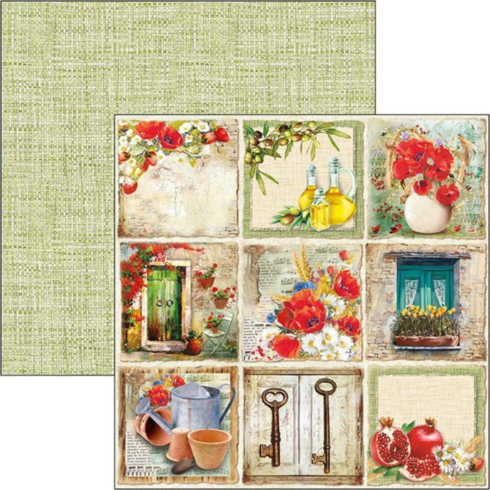 Ciao Bella 6x6 Paper Pad Under the Tuscan Sun #CBQ032