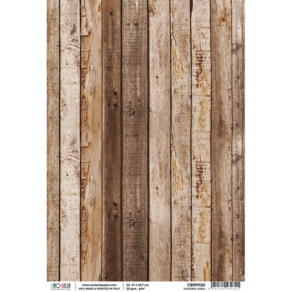 Ciao Bella A4 Rice Paper Wooden Cabin #CBRP020