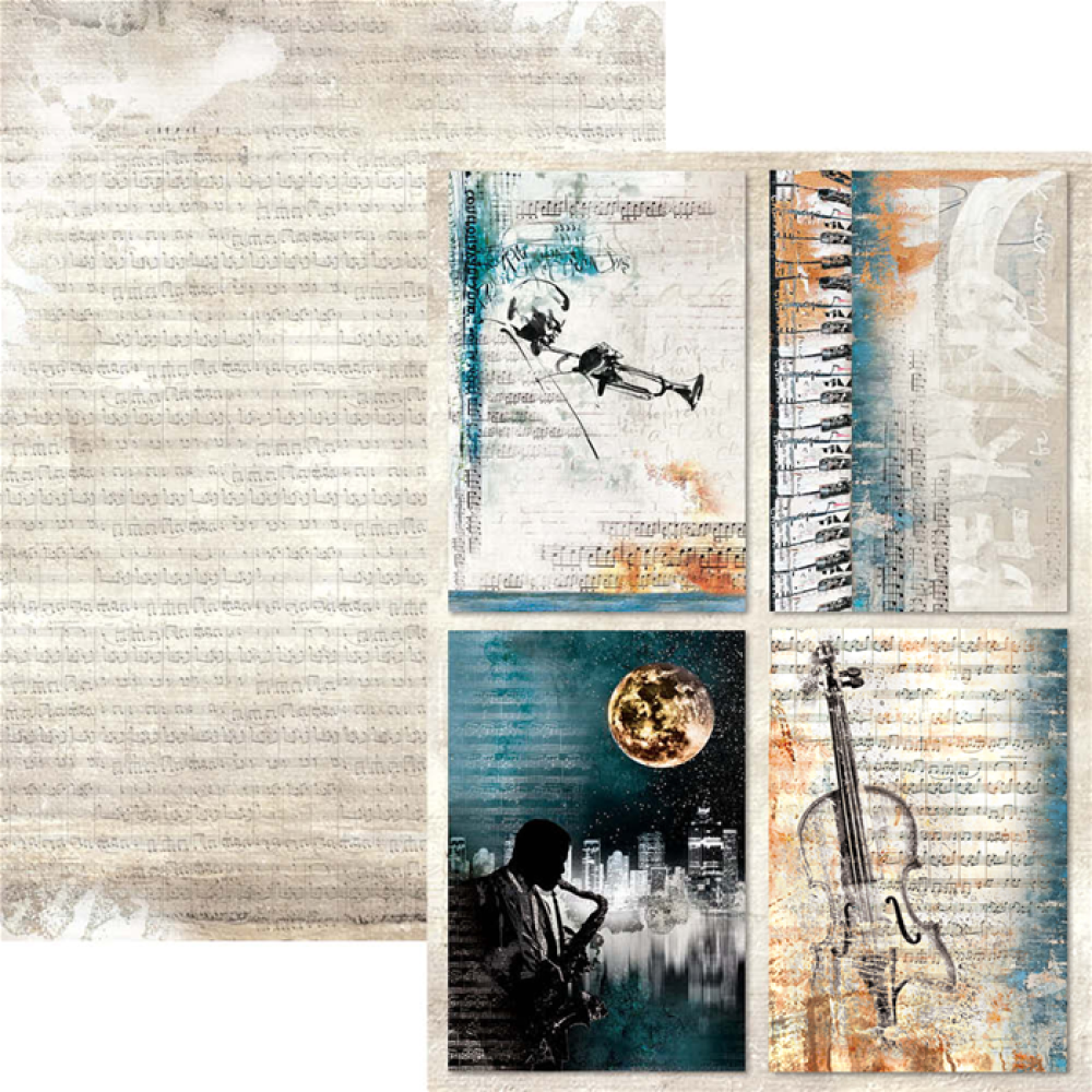Ciao Bella Scrapbooking Creative Pad Jazz Club #CBCL014