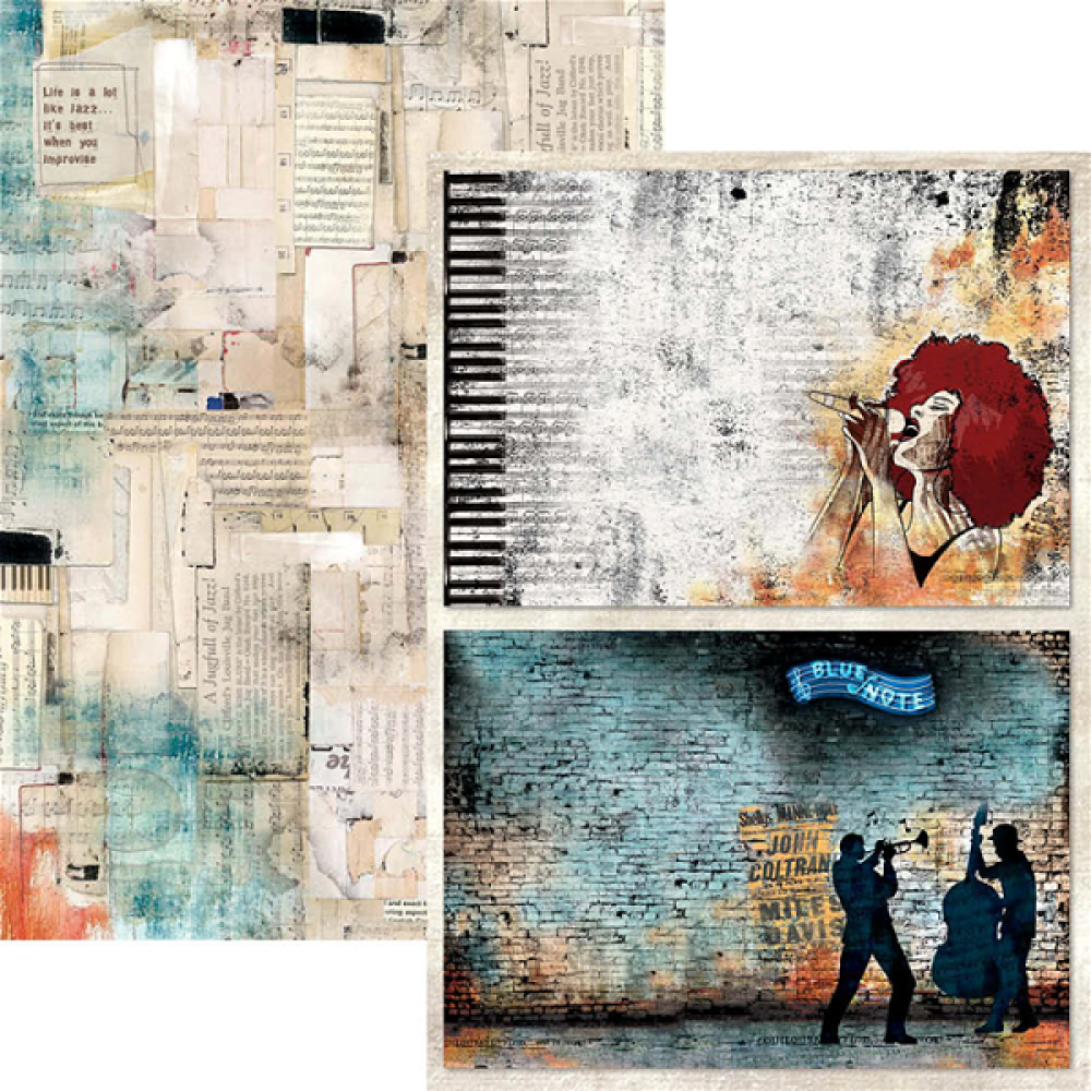 Ciao Bella Scrapbooking Creative Pad Jazz Club #CBCL014