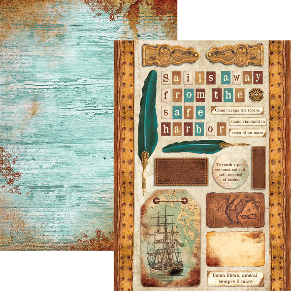 Ciao Bella Scrapbooking Creative Pad Repubbliche Marinare #CBCL013