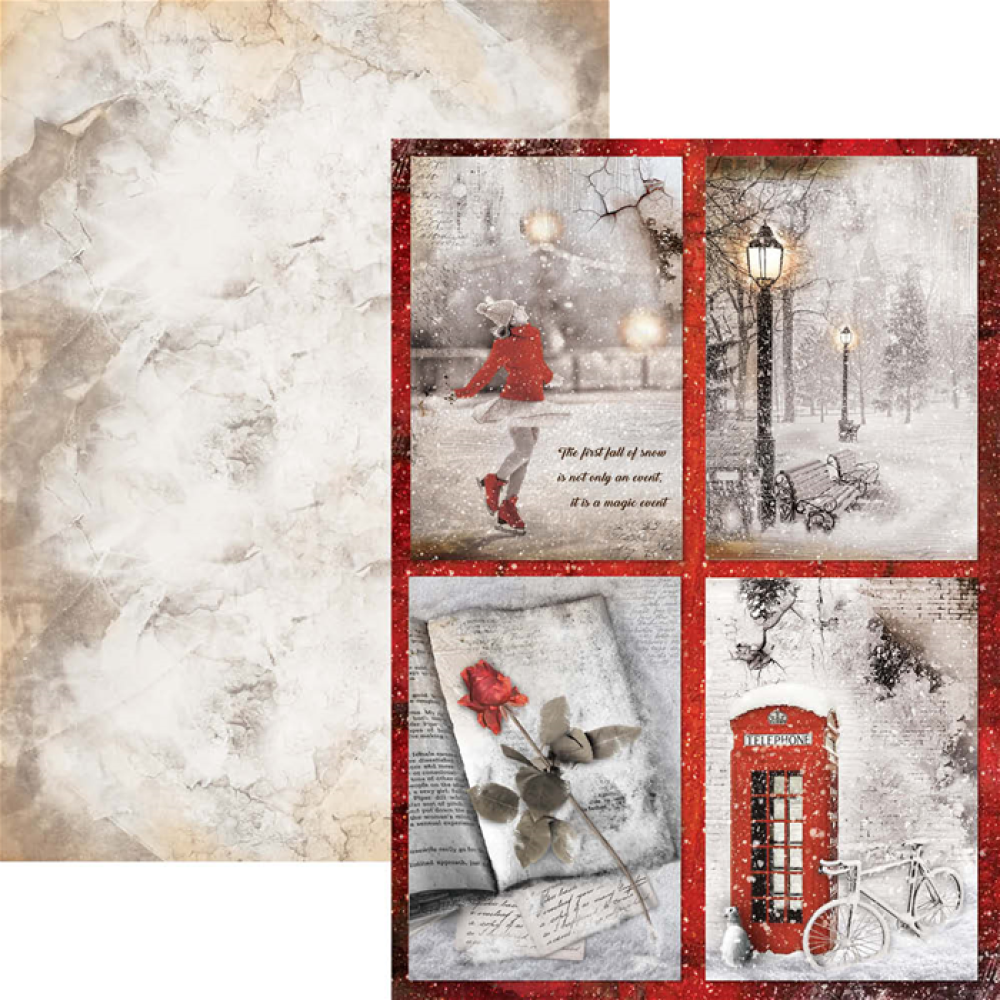 Ciao Bella Scrapbooking Creative Pad Snow and the City #CBCL015_eingestellt
