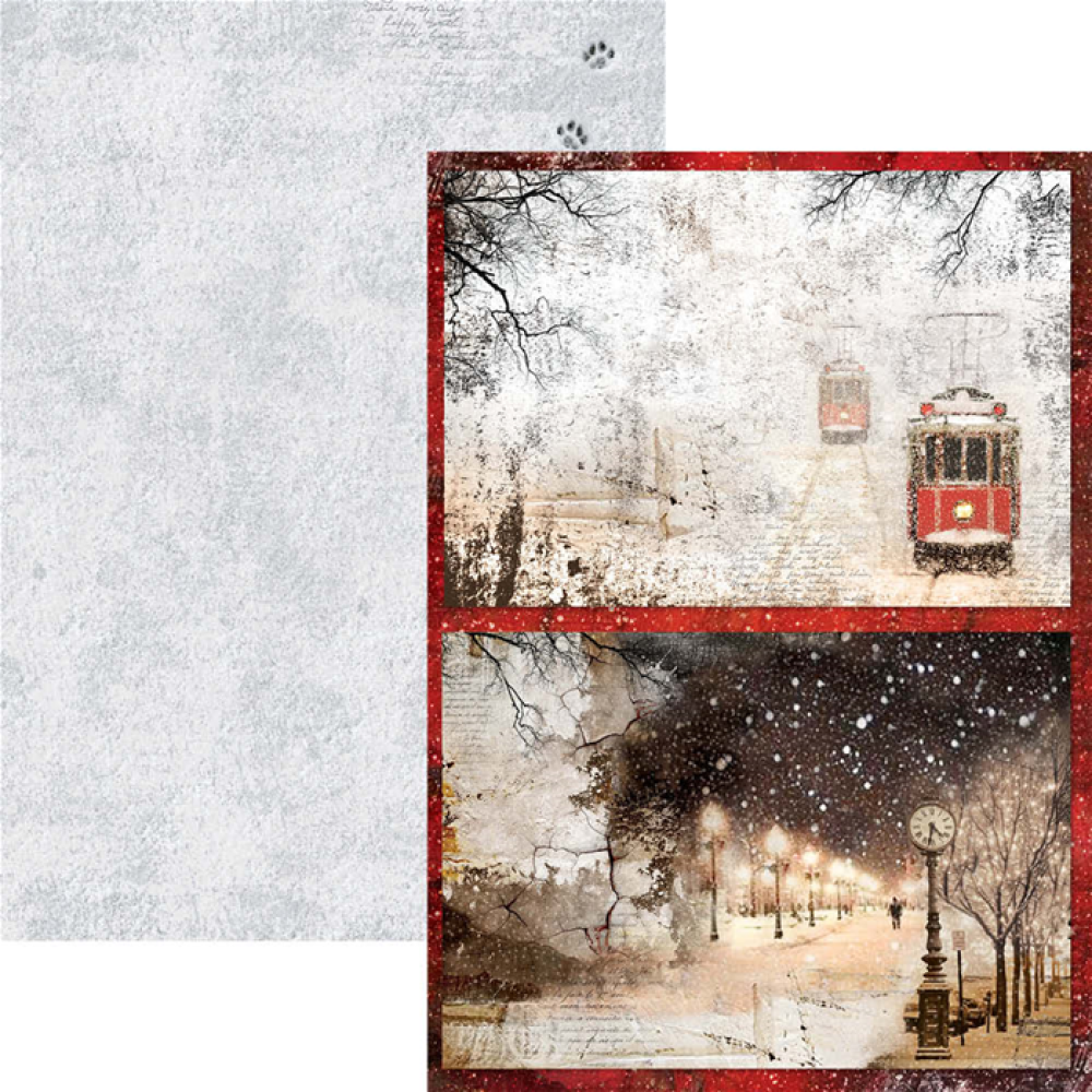 Ciao Bella Scrapbooking Creative Pad Snow and the City #CBCL015_eingestellt