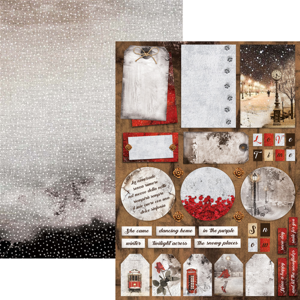 Ciao Bella Scrapbooking Creative Pad Snow and the City #CBCL015_eingestellt