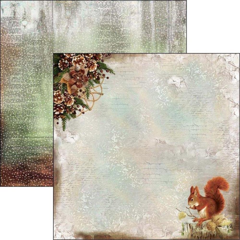Ciao Bella Scrapbooking Paper Sheet No Winter Lasts Forever #CBSS056