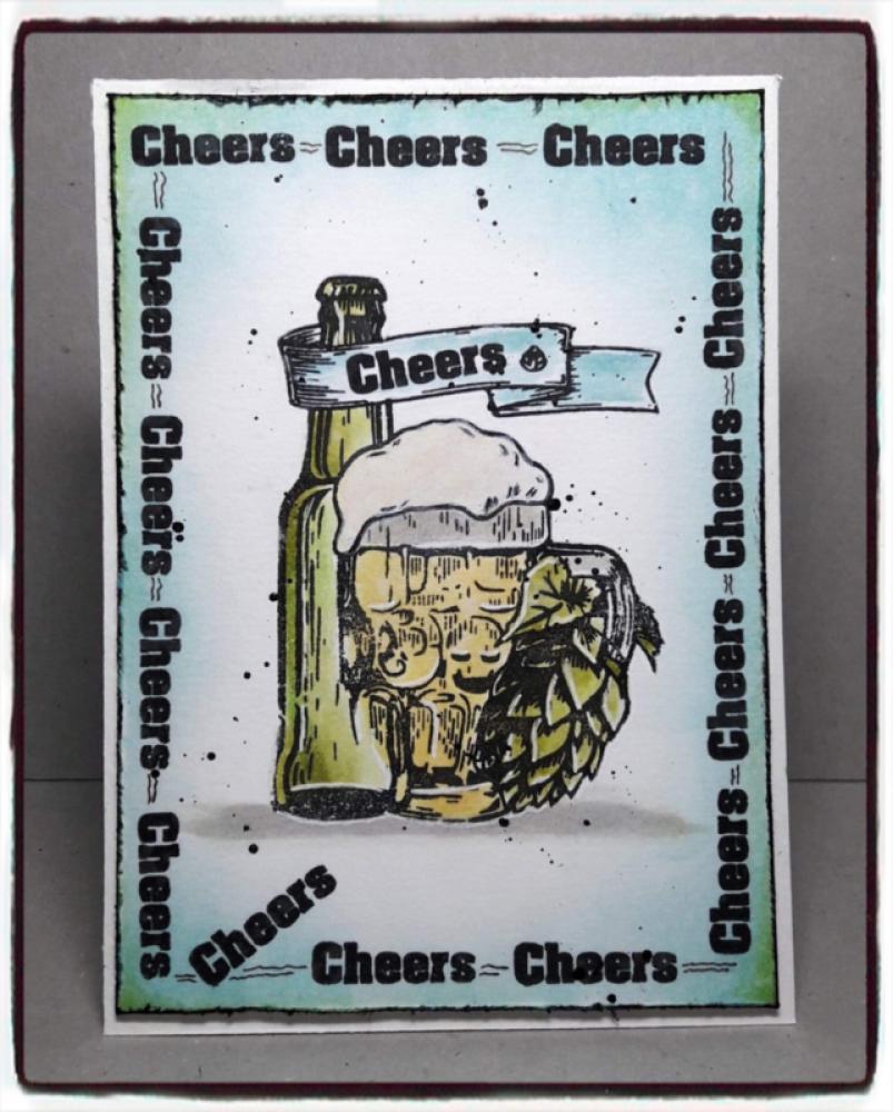 Coosa Crafts Clearstamps Tasting Beer  #062