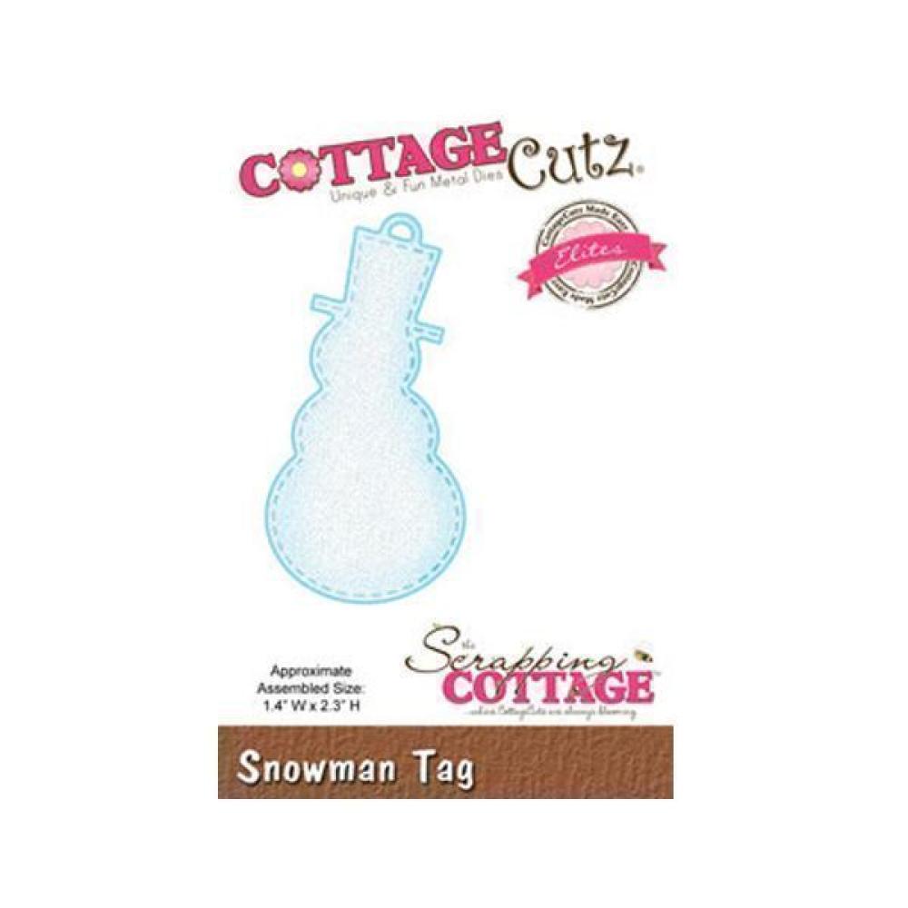 CottageCutz Die Snowman Tag #205