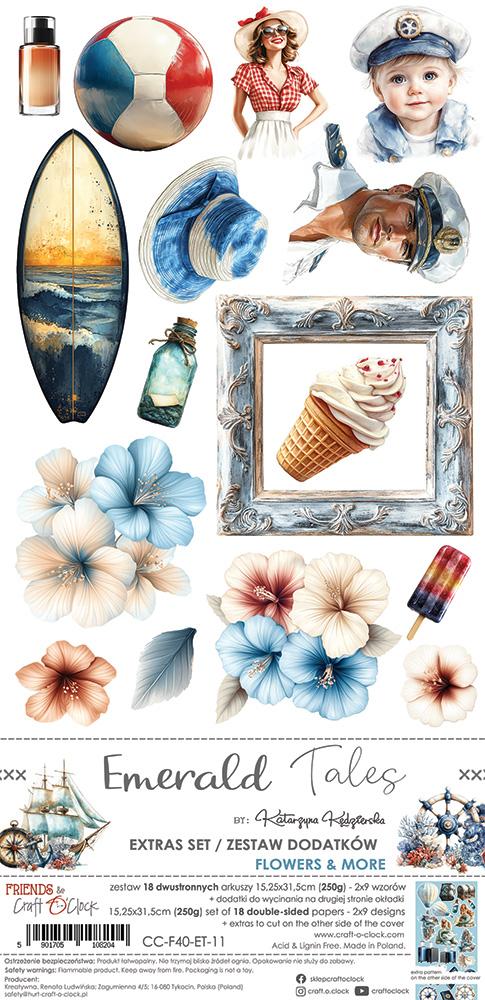 Craft O Clock Emerald Tales Extras to Cut Flowers