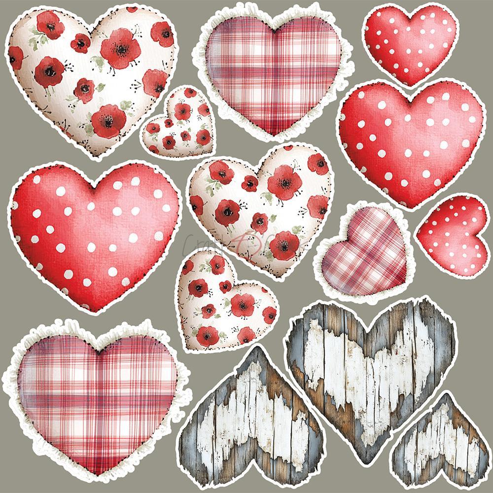 Craft O Clock Heart of the Sun 8x8 Paper Pad MIX