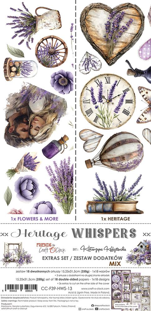 Craft O Clock Heritage Whispers Extras to Cut MIX