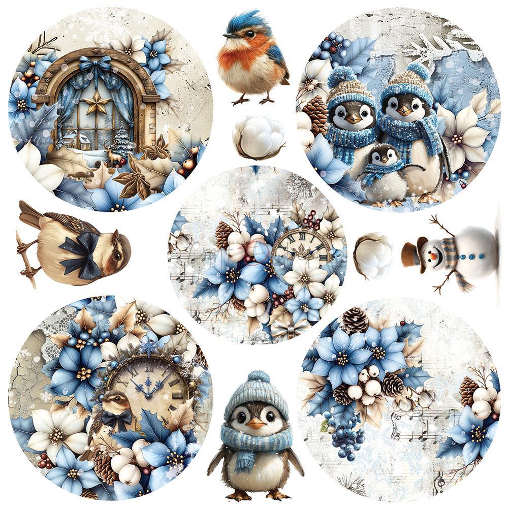 Craft O Clock Jolly Season 8x8 Paper Pad MIX