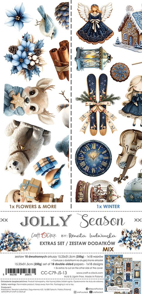 Craft O Clock Jolly Season Extras to Cut MIX