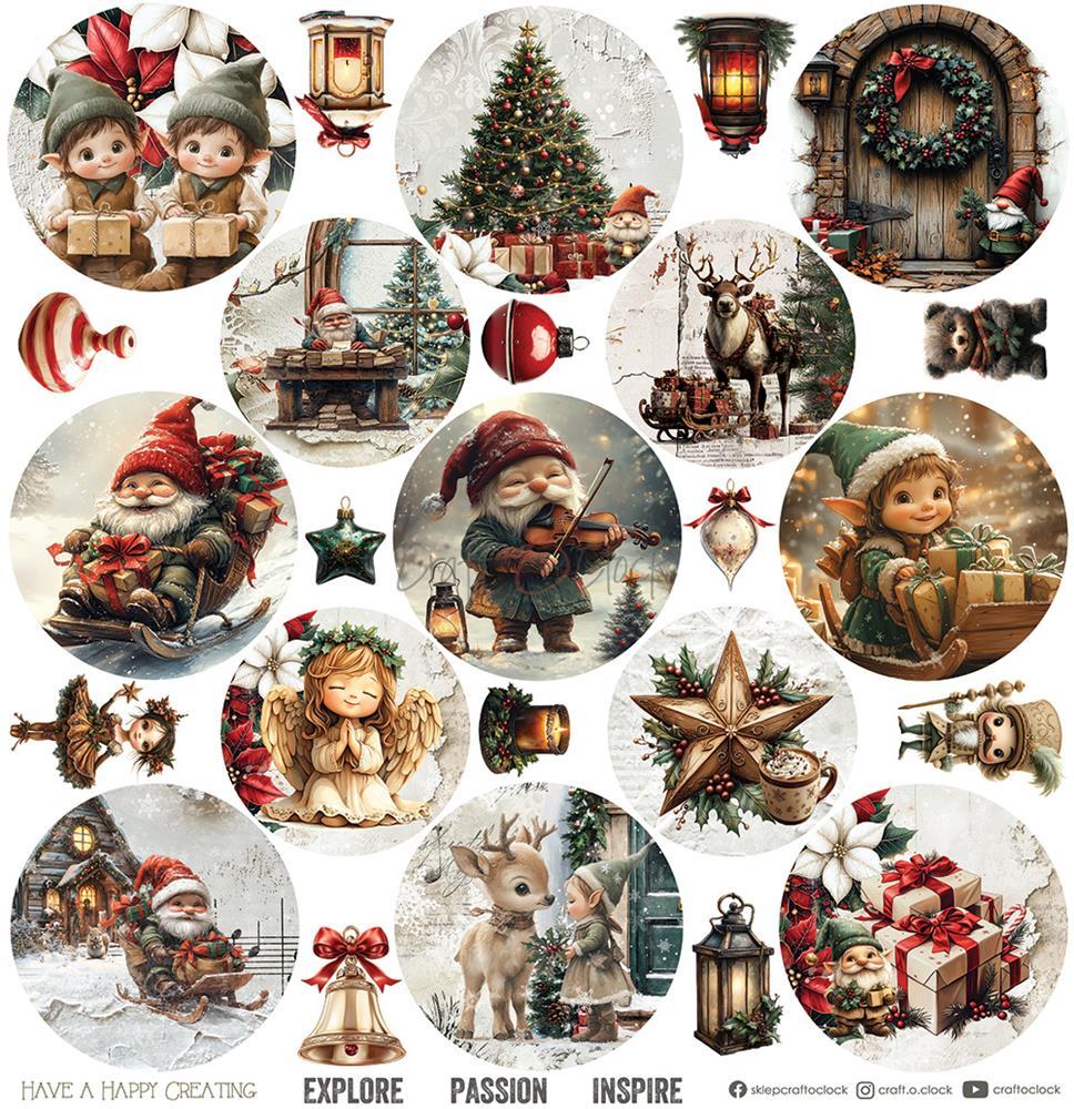 Craft O Clock Oh, Christmas Night 12x12 Paper Pad