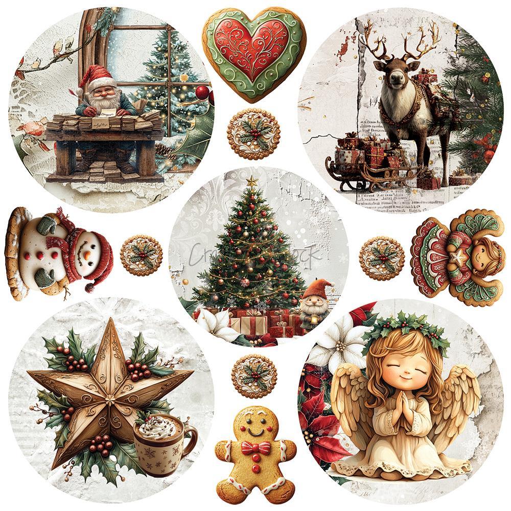 Craft O Clock Oh, Christmas Night 8x8 Paper Pad MIX