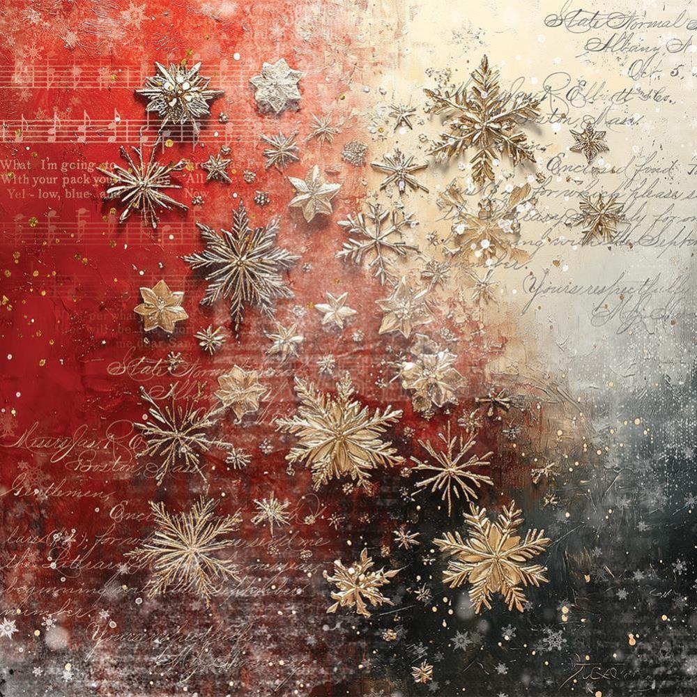 Craft O Clock Oh, Christmas Night 8x8 Paper Pad MIX