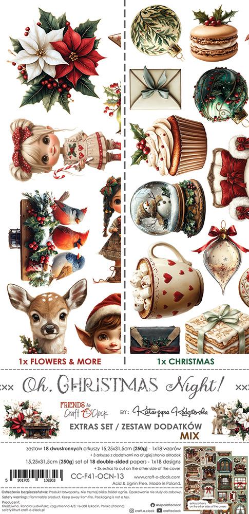 Craft O Clock Oh, Christmas Night Extras to Cut MIX