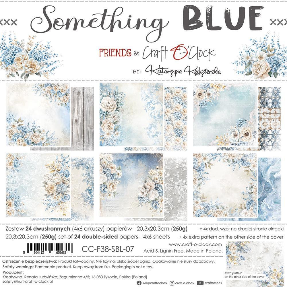 Craft O Clock Something Blue 8x8 Paper Pad