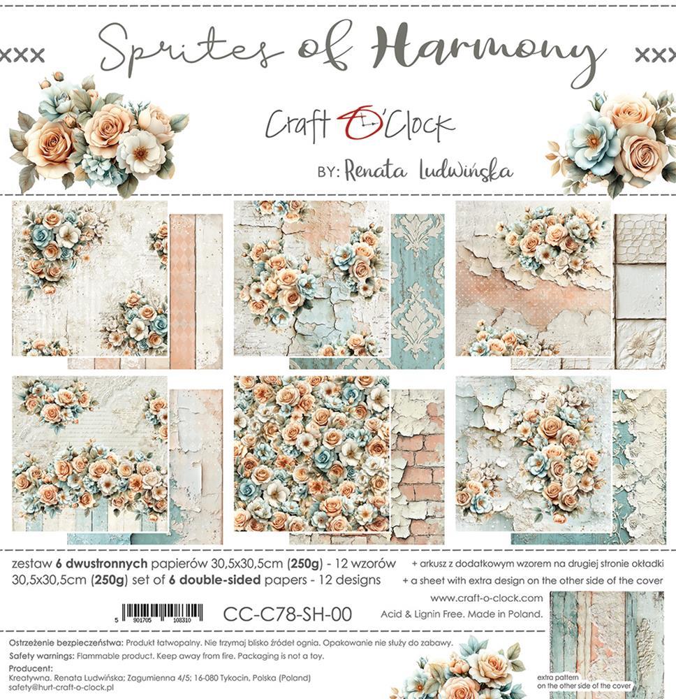 Craft O Clock Sprites Of Harmony 12x12 Paper Pad