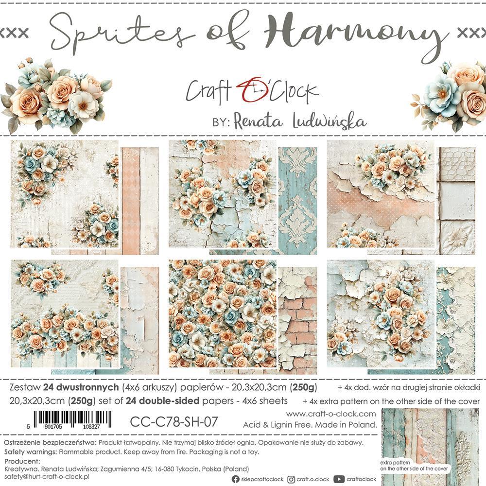 Craft O Clock Sprites Of Harmony 8x8 Paper Pad