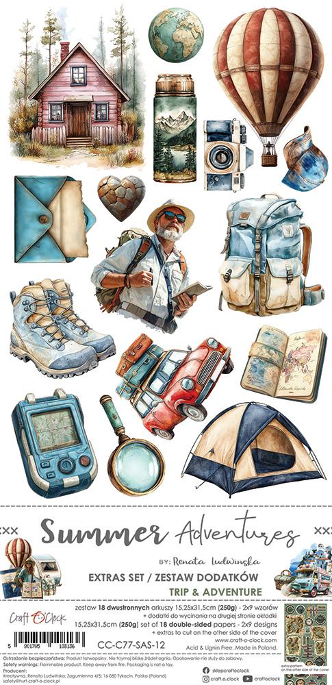 Craft O Clock Summer Adventures Extras to Cut Trip