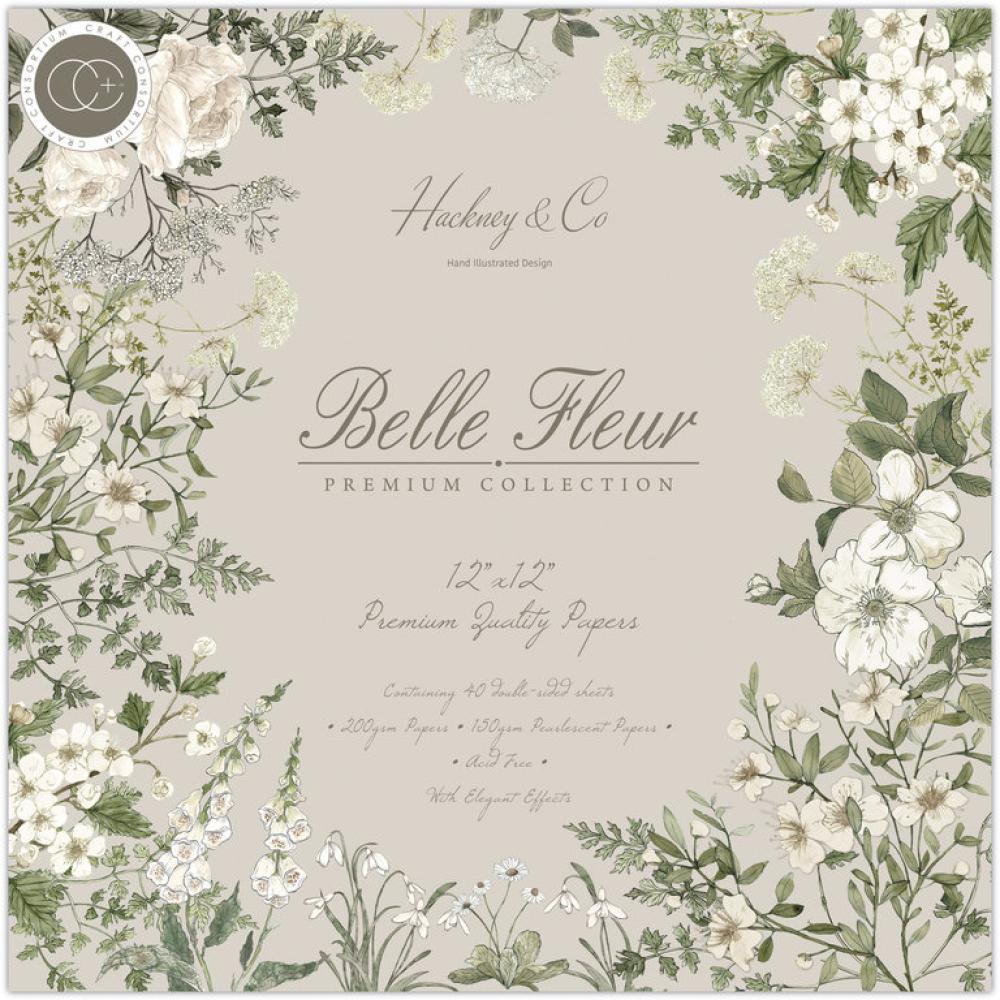Craft Consortium 12x12 Paper Pad Belle Fleur #32