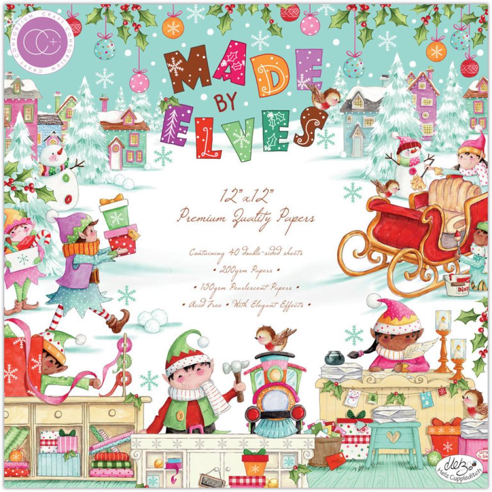 Craft Consortium 12x12 Paper Pad Made by Elves #029