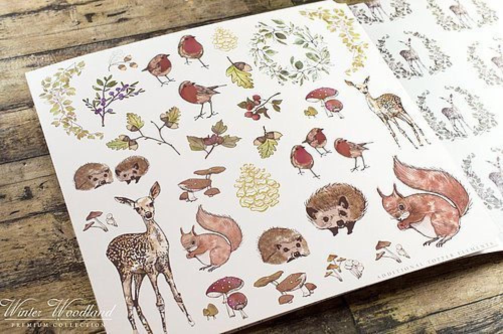 Craft Consortium 12x12 Paper Pad Winter Woodland #06
