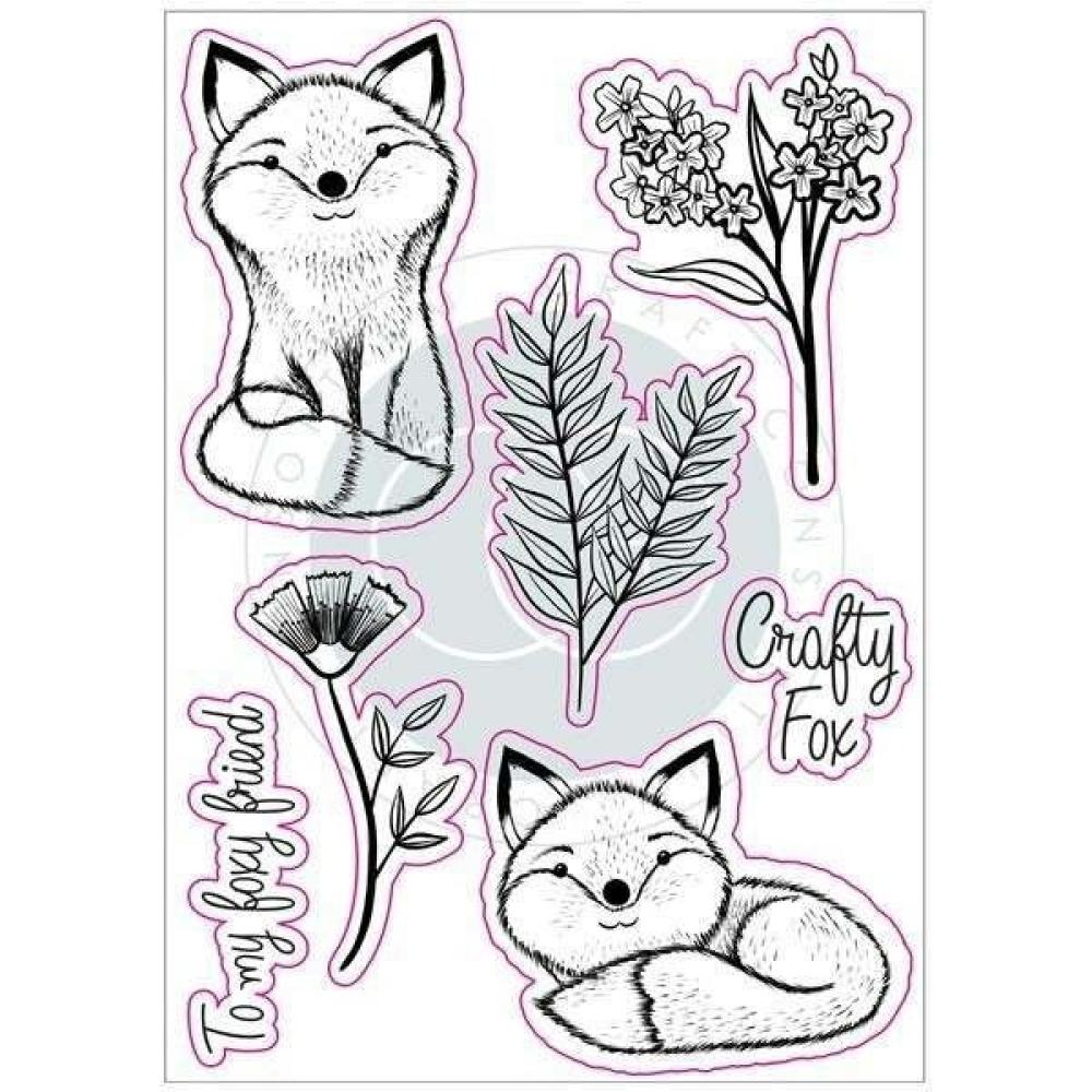 Craft Consortium Clear Stamp Henry the Fox #17